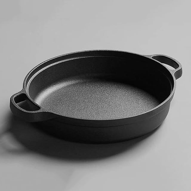 Pancake Pan Uncoated Pan Frying Pan Induction Cooker Universal Cookware Heating The Pot Will Cause The Handle to