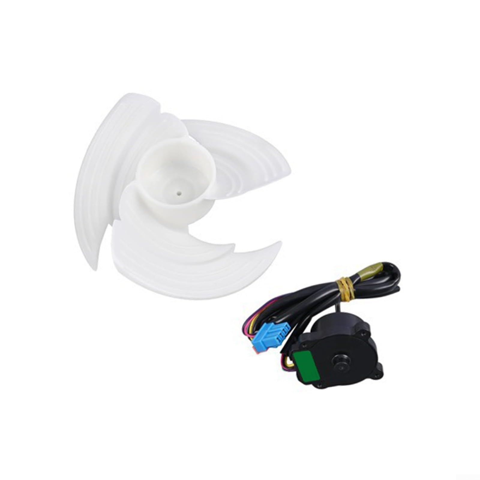 Kondensator-Lüftermotor mit Flügel für LG Kühlschrank LMXS/LNXC/LNXS, ersetzt EAU65058502 EAU65058501, 12V 1A, kompatibel mit für KENMORE