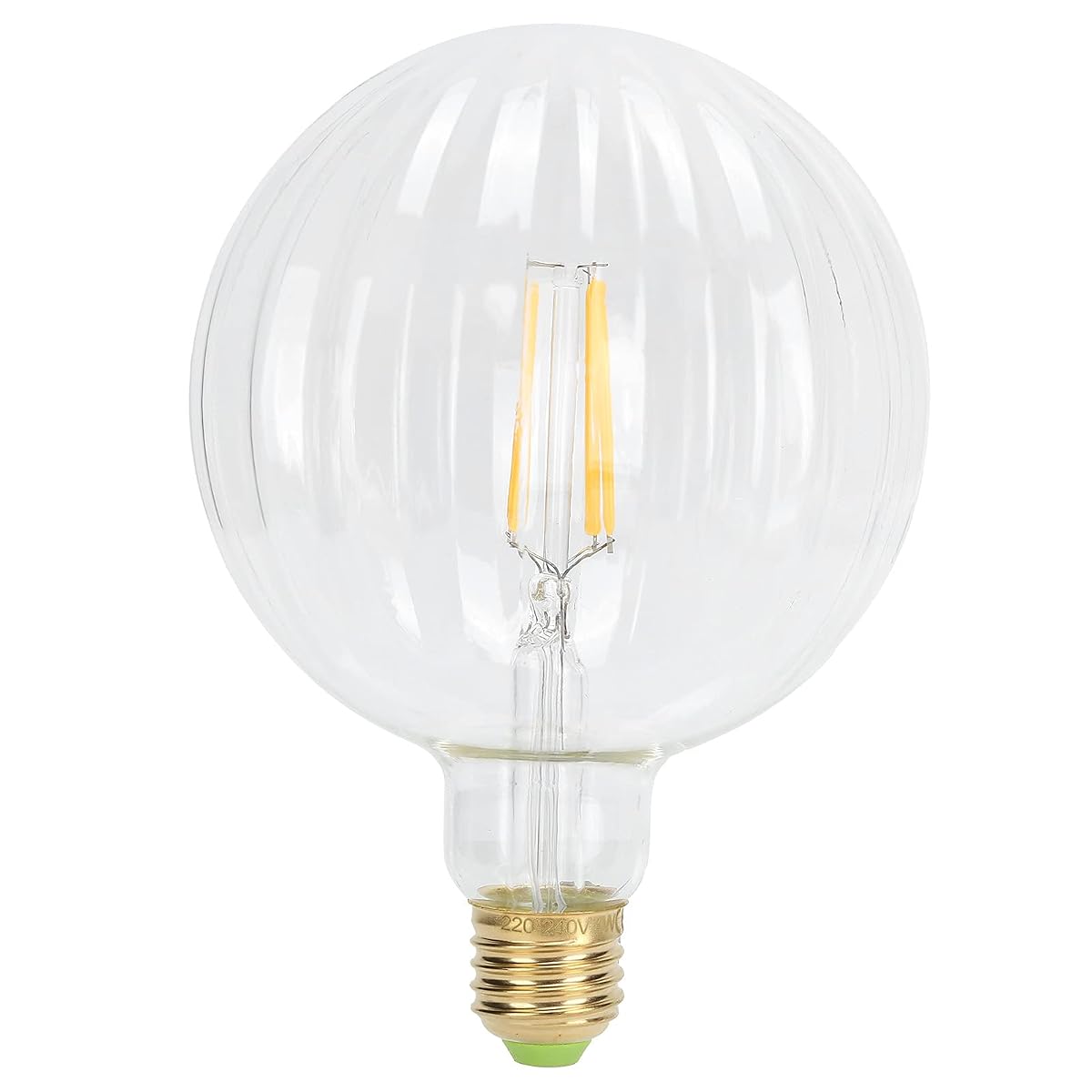 Walfront G125 Vintage LED Bulb 4W Watermelon-Shape LED Filament Bulb E27 Base