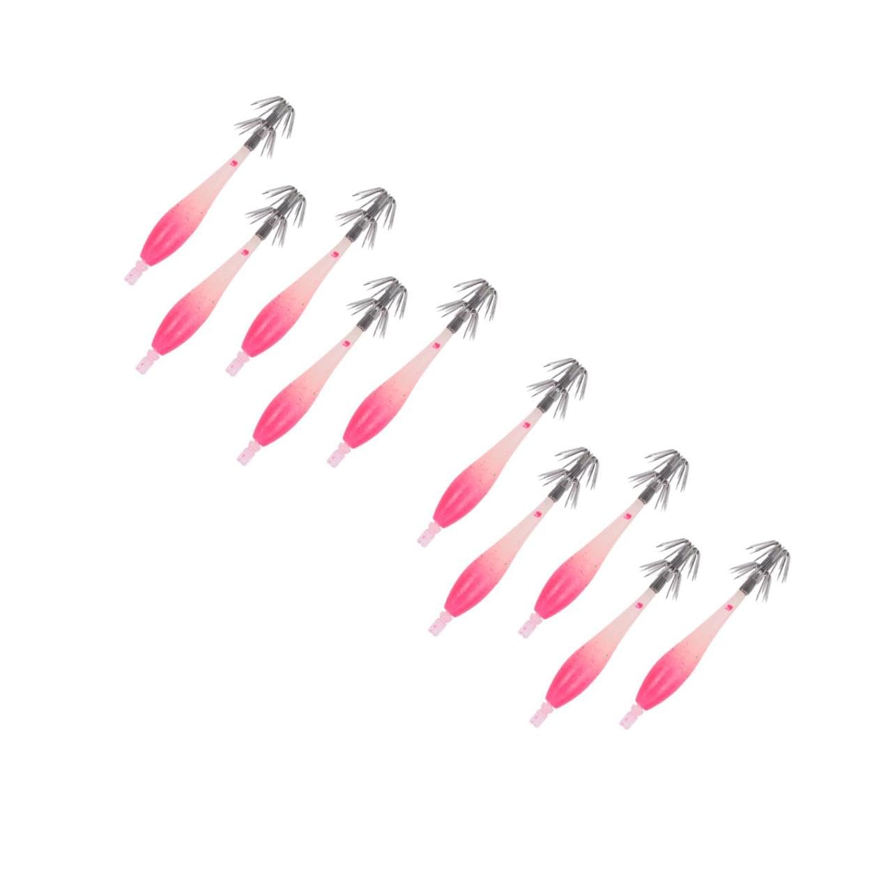 TOYANDONA Hameçons De Pêche Lumineux Leurres pour Truites Jigs Cuillers Triples Artificiels pour Brochettes pour Bar Pinces À Eau pour Aquarium pour Brochets Hameçons Lumineux