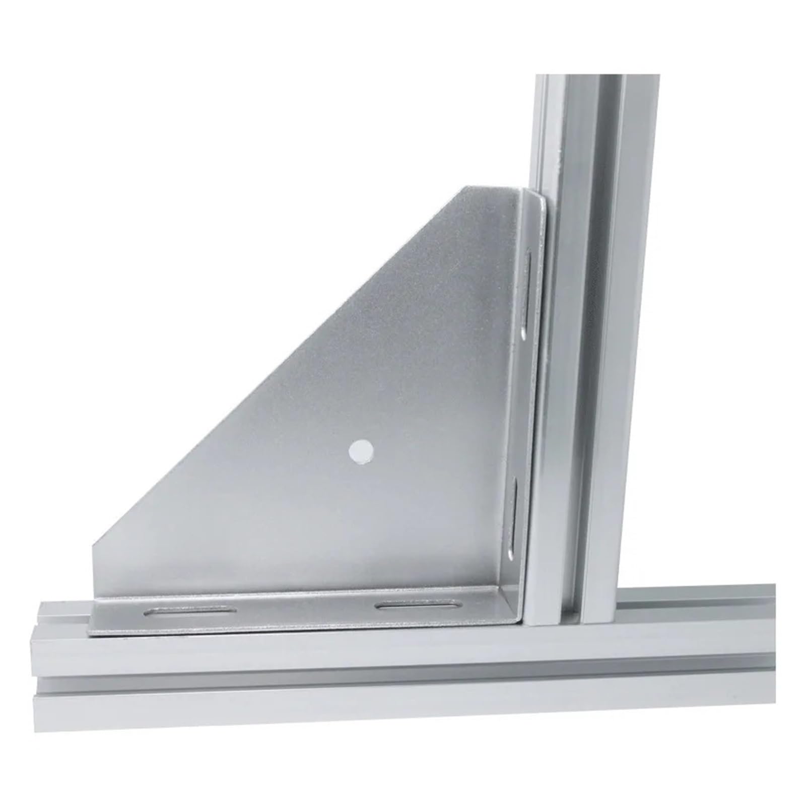 Soporte de ángulo Base grande, pieza conexión placa acero, refuerzo accesorios perfil aluminio Industrial