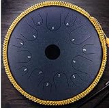 Tambor de mariposa de cobre puro, tambor de piso de 14 pulgadas, 14 tonos C, tambor de acero púrpura, para bebés, niños, regalo especial de cumpleaños de Navidad