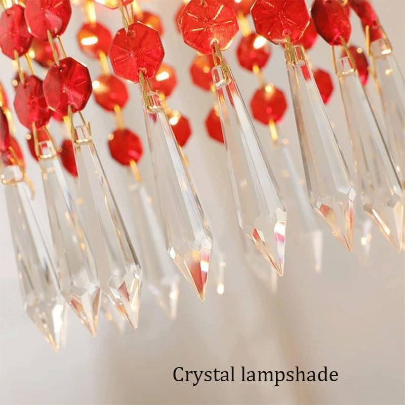 French Luxury Crystal Brass Pendant Light with E27/E26 Base Lamp Vintage Bedroom Hanging for Kitchen Island Clothing Store Living Rooms ﻿ image 4