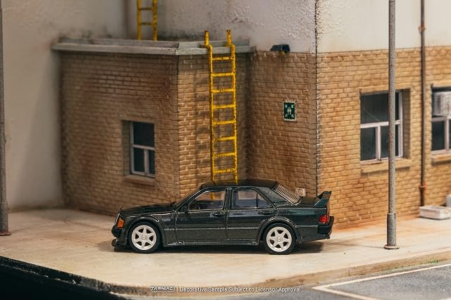 Amazon | TARMACWORKS 1/64 Mercedes-Benz 190 E 2.5-16 EVO 1 Blue