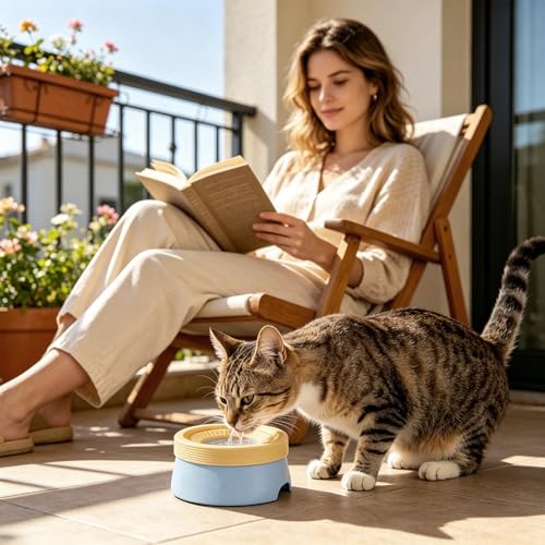 Gamelle à eau pour chat au design amovible et finitions premium maison - 7