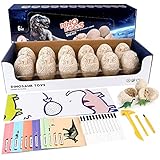 ✅DINO AUSGRABUNGSSET: Es enthält insgesamt 12 Dinosaurier-Eier und 12 verschiedene Dinosaurier (Dinosaurier auf den ursprünglichen Maßstab reduziert). Wenn Kinder Dinosaurier-Eier graben und wie ein echter Paläontologe einzigartige Spielzeugdinosaurier aus Dinosaurier-Eiern ausgraben. Wenn sie dann die Geschichte und Eigenschaften von Dinosauriern anhand der Dinosaurier-Wissenskarte identifizieren, werden sie die Aufregung erleben, Dinosaurier zu entdecken!