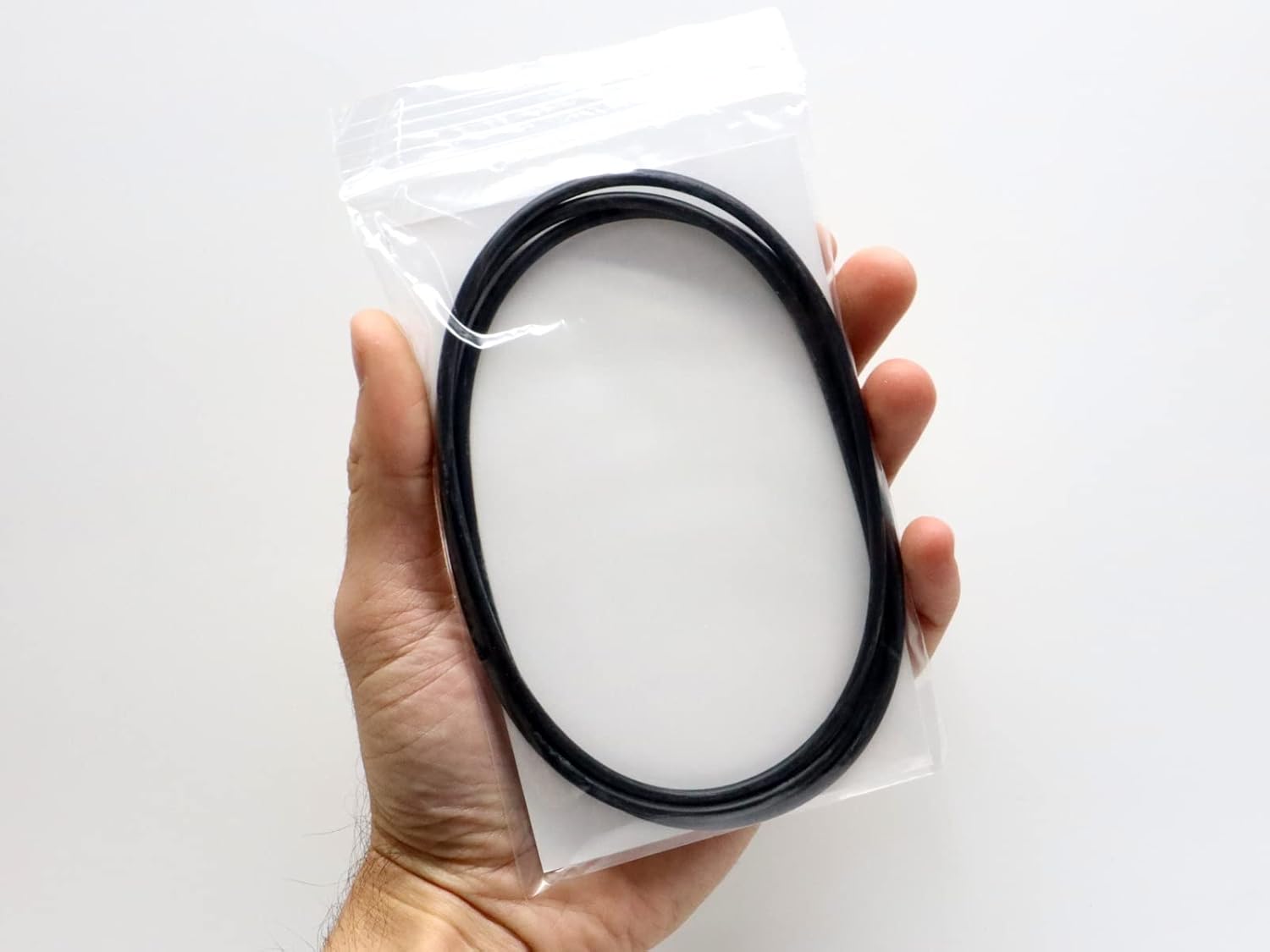 Black Rubber Replacement O-Rings for Water Filters, 3-Pack
