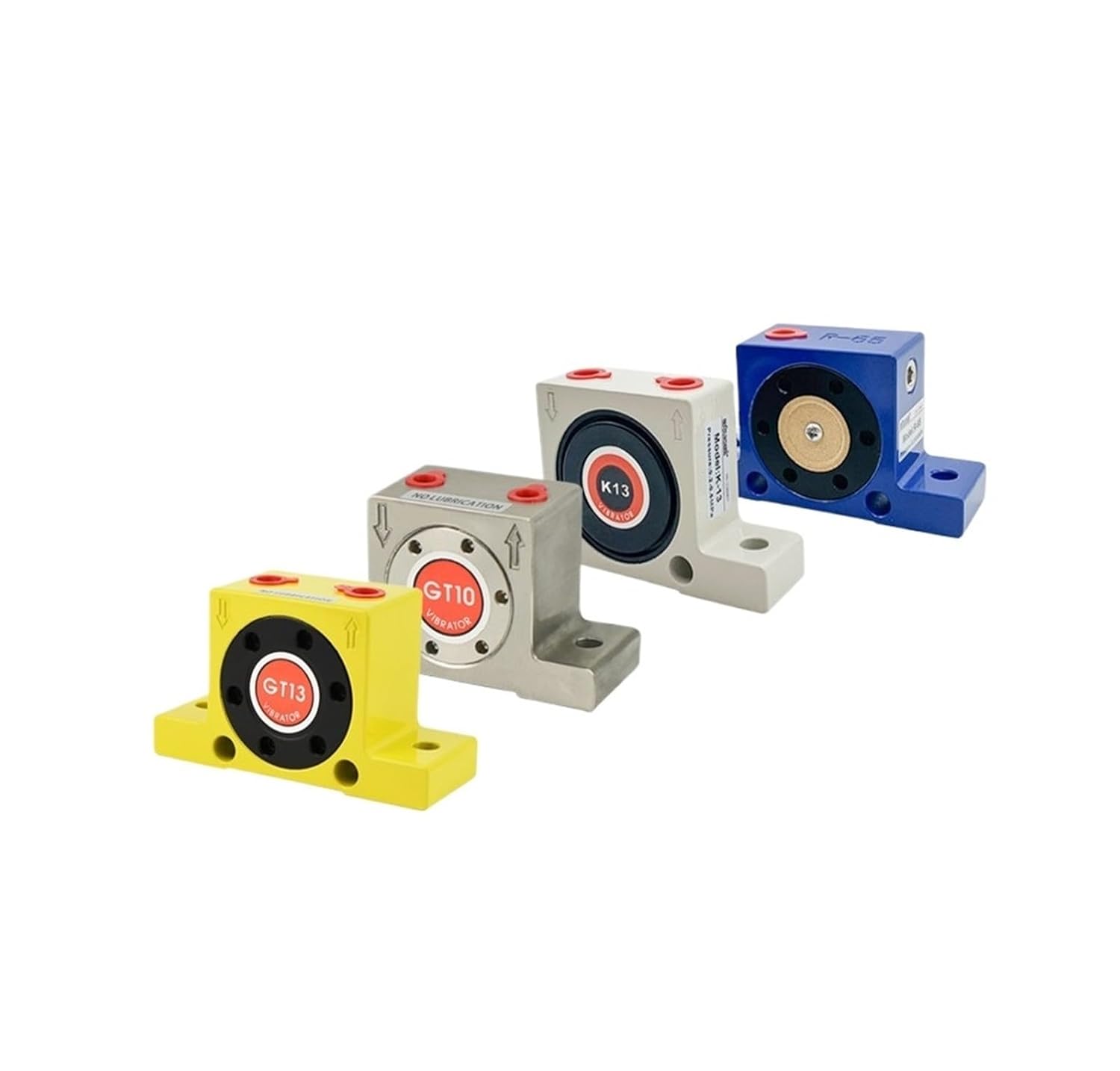 Pneumatic GT10 Turbine Vibrator K20 Ball Type R50 Roller Type Vibration silo Discharge aid Flow Industrial Vibration(K 10)