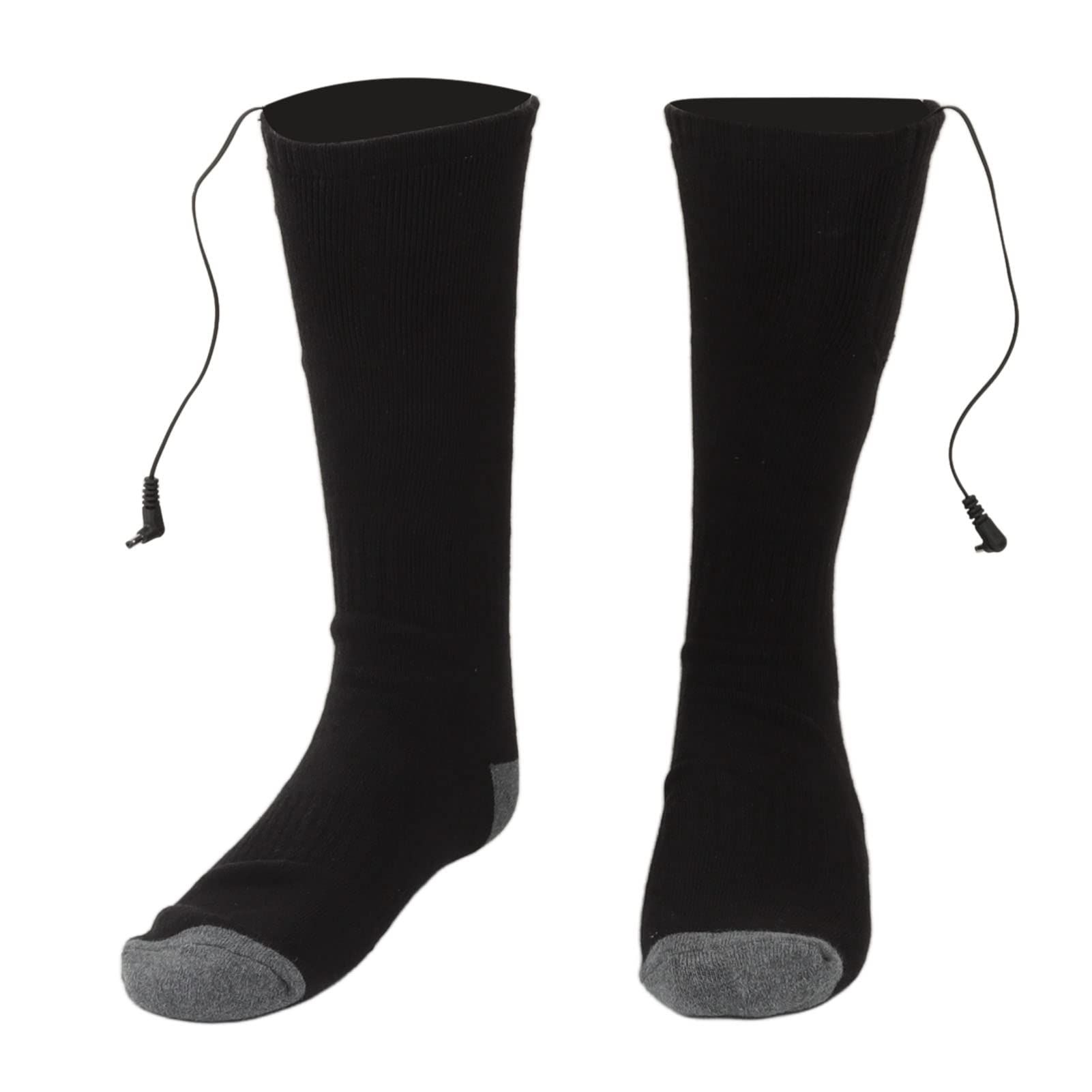 Chaussettes Chauffantes Intelligentes, Bas Chauffants Confortables pour Les Activités Hivernales, Noir, Paquet de 2