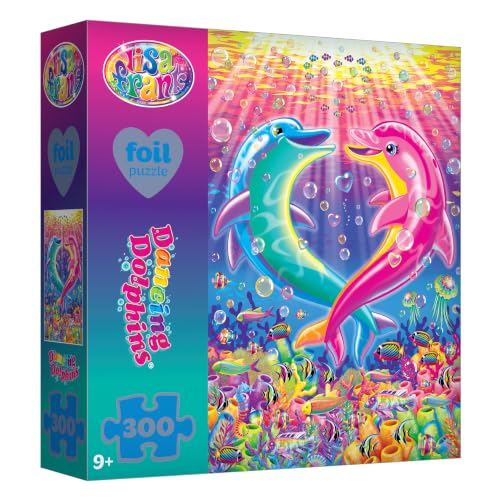 RoseArt Lisa Frank Foil Dancing Dolphins 300 Piece Jigsaw Puzzle