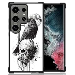 Cross Skull Crow Moon