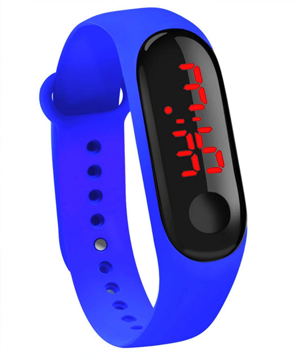 Shivsoft Digital Unisex Child Watch (Black Dial Blue Colored Strap) (B09P1QHVB8) Amazon Price History, Amazon Price Tracker