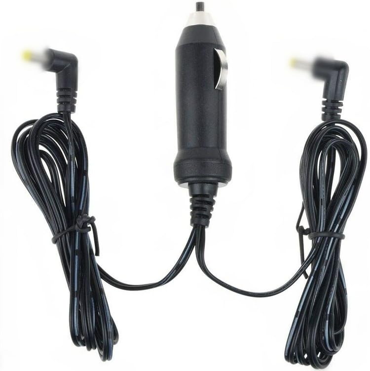 Onerbl Car Charger Replacement for RCA 7" Dual Screen DVD DRC629N DRC 629N Power Supply Adapter Cord Cable