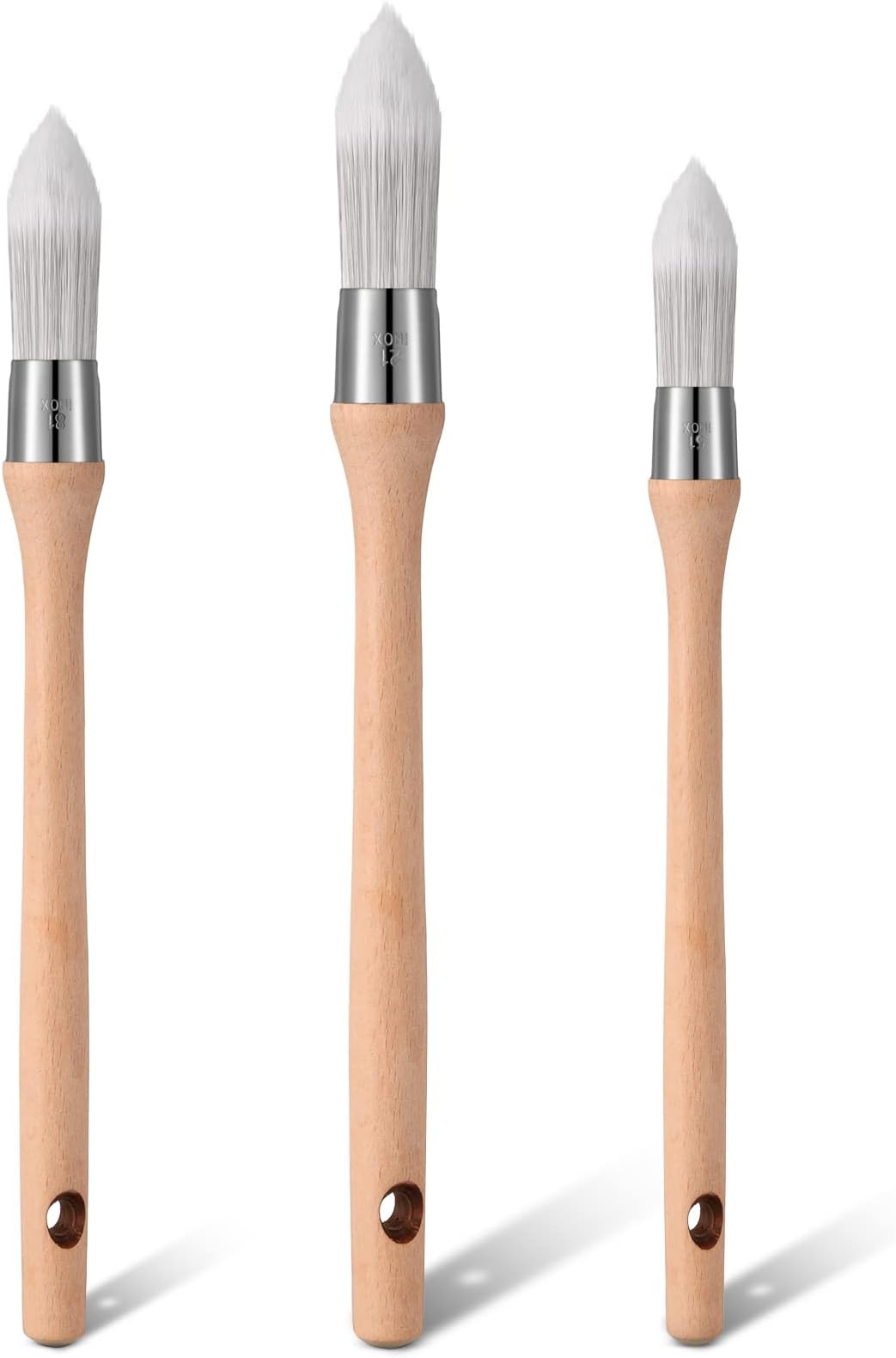 ROTIX Flächenstreicher 70mm - Winkelpinsel Für Verlängerungsstange Kunstborste