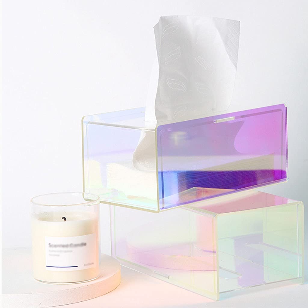 Portafazzoletti Multifunzionale BOX TESSUA TRASPARENTE Design creativo scatola di tessuto domestica soggiorno camera da letto decorazione desktop decorazioni decorazioni tessuti semplici deposito di t