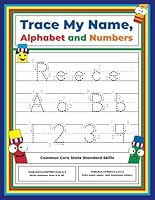 Trace My Name, Alphabet, and Numbers Workbook for Reece: Letter and Number Tracing with Arrow Guides and Start Dots B0F5WYWW14 Book Cover