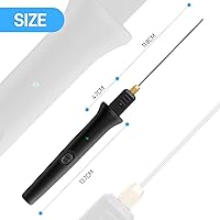 Vista 7 de Cortador de espuma, pluma de 10 cm para poliestireno extruido con luz de potencia, cortador eléctrico de espuma de 100-240V/15W, herramienta