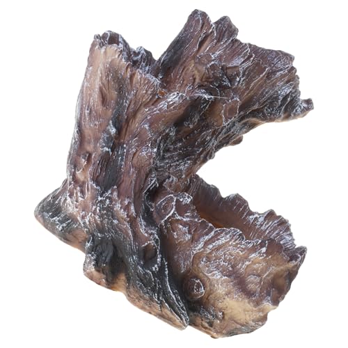 ZHGFXIN Macetas vintage con forma de raíz de árbol de imitación de escritorio, contenedor de plantas para jardinería interior y exterior, maceta estética natural