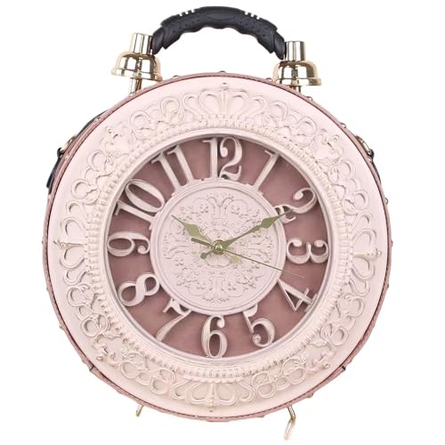 Image of Women PVC Clock Shaped Handbag Crossbody Shoulder Bag Clock Purse