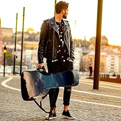 Housse imperméable pour guitare acoustique avec double bandoulière et poche Motif peinture à l’huile Bleu, Multicolore… - Les Beatles, Paul McCartney, John Lennon, RIngo Starr, George Harrison Housse imperméable pour guitare acoustique avec double bandoulière et poche Motif peinture à l'huile Bleu, Multicolore… – Image 6