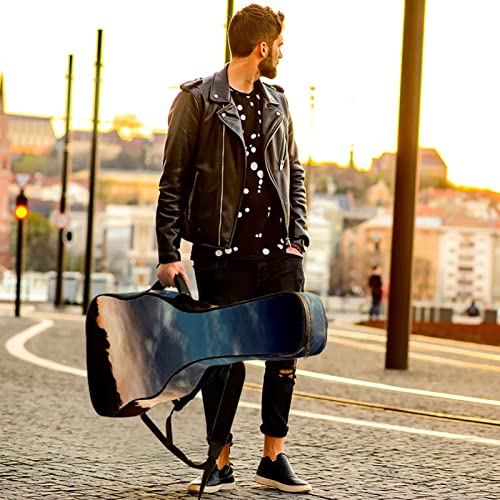 Housse imperméable pour guitare acoustique avec double bandoulière et poche Motif peinture à l’huile Bleu, Multicolore… - Les Beatles, Paul McCartney, John Lennon, RIngo Starr, George Harrison Housse imperméable pour guitare acoustique avec double bandoulière et poche Motif peinture à l'huile Bleu, Multicolore… – Image 7