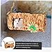 Yardwe Hamster Hammock Tunnel and Parrot Swing Toy Small Pet Hideout Tube for Guinea Pigs Mice and Dwarf Hamsters Exploration Accessory for Cage