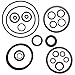Rebuild Seal Kit Seal Kit Compatible with Johnson Evinrude Trim Tilt 25 35 40 48 50 HP Replace 435567 0435567 435894 435903