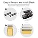 Voryiot Replacement for Babyliss Pro Replacement Foil & 2X Blades for FoilFX02 Gold Shaver #FXRF2G