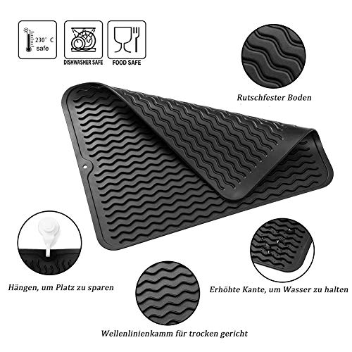 Tappetino Drenante in Silicone, 2 pezzi