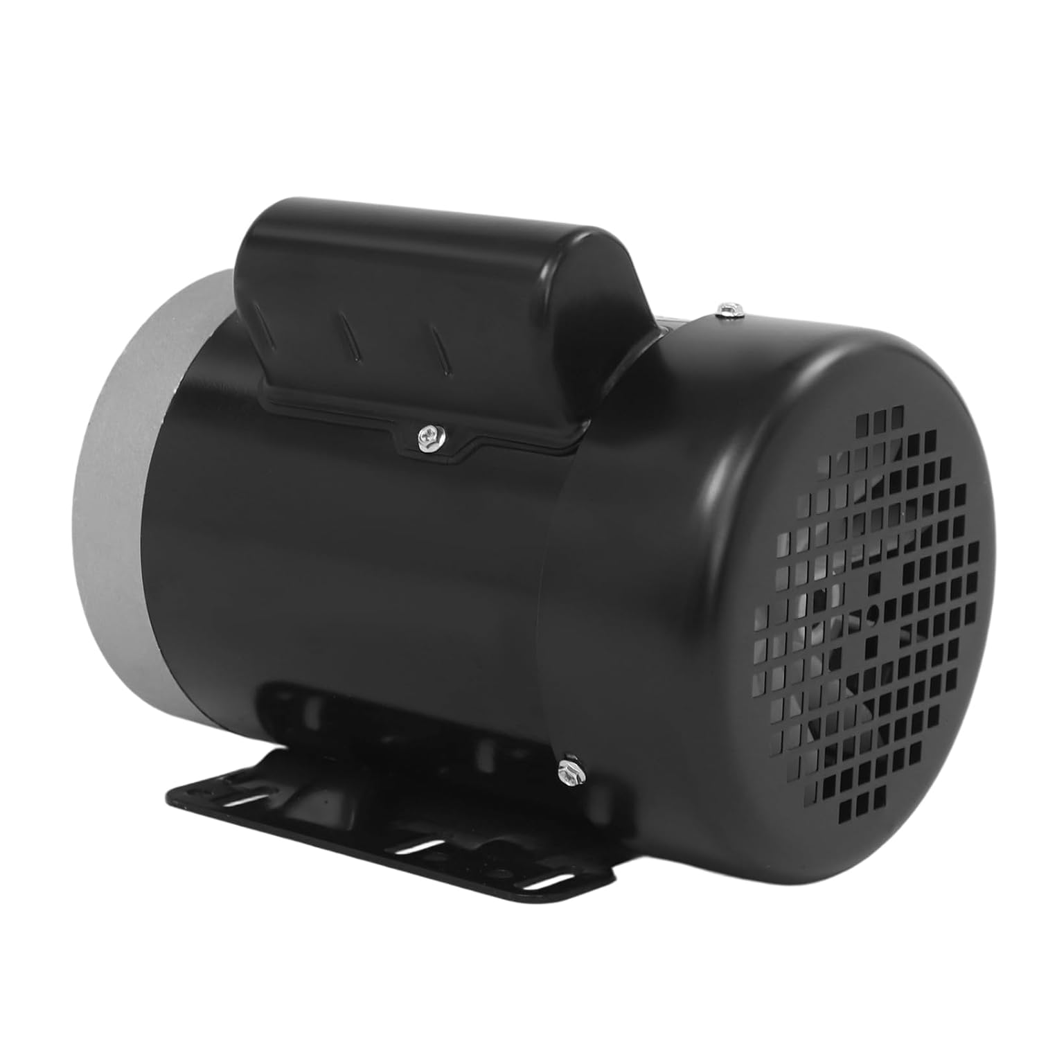 1/2 HP Air Compressor Motor, 115/230V, Single Phase TEFC General Purpose Electric Motor with 56 Frame, 5/8" Keyed Shaft, Industrial Motor Mount Kit for Pump, Fan, Agricultural Equipment, 1725 RPM