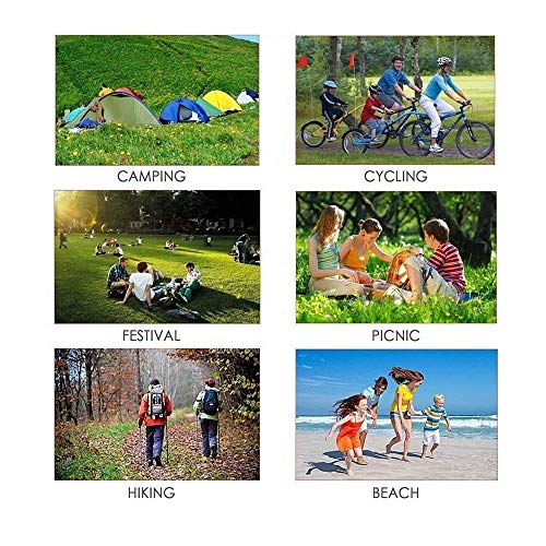 Couverture de plage imperméable TILEZE et tapis isolant pliable pour la randonnée - 7
