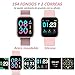WWDOLL Smartwatch, Reloj Inteligente IP67 con Monitor Rítmo Cardíaco Sueño Podómetro Notificaciones,...