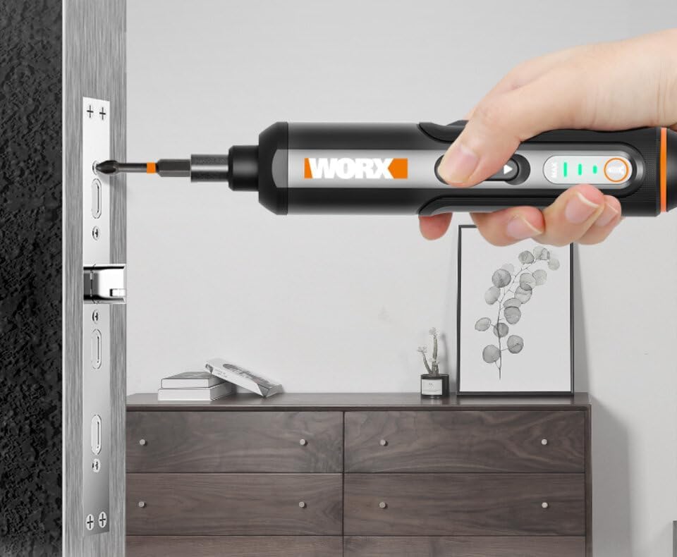 Miniatura 8 de WX240 4V USB Mini Destornillador inalámbrico Destornilladores eléctricos Hosehold DIY Destornillador Herramienta Mango con 26 Unids Bit