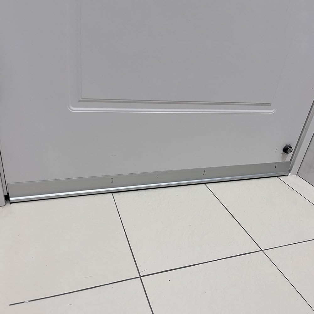 Butées De Porte En Métal Lot De 2 Bande D'étanchéité Anti-rongeurs Bloqueur De Porte Pour Extérieures Et Intérieures, 54mm Hauteur(1pcs)
