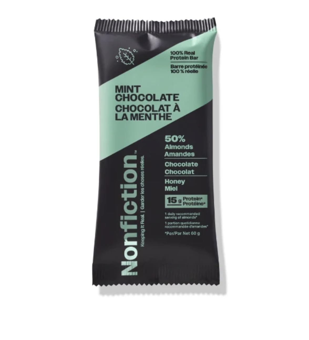 Nonfiction Protein Bar Mint Chocolate 12x60g (Pack of 12)