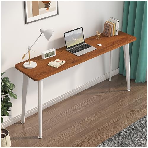 モダンでシンプルなノートパソコンデスク、エグゼクティブデスク、勉強机、秘書デスク、組み立て簡単、ビジネス家具、仕事、勉強、執筆、ワークスペース用ホームオフィスデスク(10,140x40cm/55.12x15.75in)
