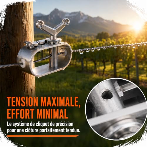 Tendeur Fil à Linge Extérieur, Bekecidi 4 Pièces Tendeur Corde en Alliage d'Aluminium, Tendeur Grillage Anti-Rouille, Tendeur Cable pour Corde à Linge, Étendoir Extérieur – vue 6