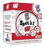 MasterPieces Game Day - NCAA Wisconsin Badgers Spot It Game For Kids, Adults, And Family