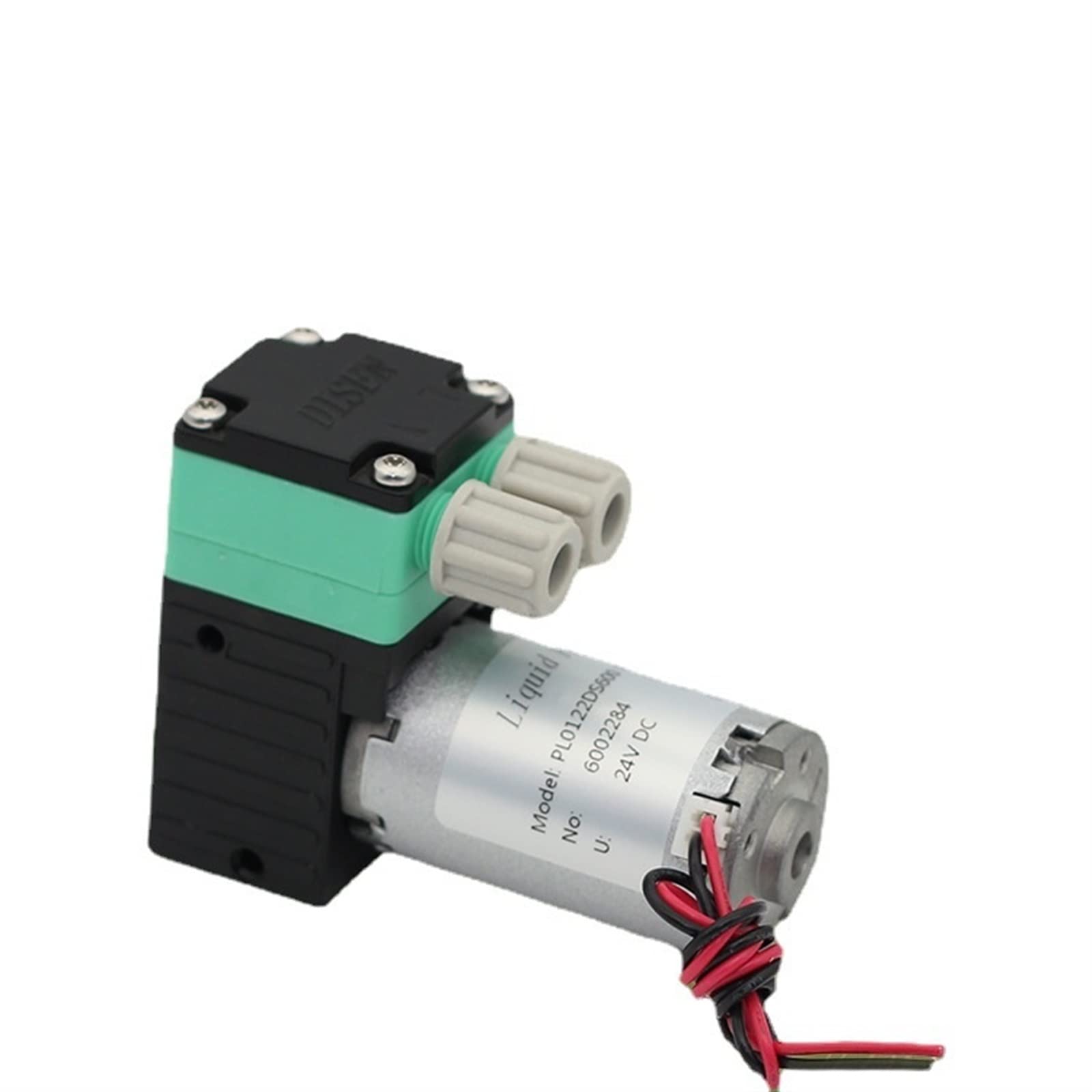 Selbstansaugende Membran-Wasserpumpe Mikromembranpumpe Keramikpumpensystem Umwälzgas-Flüssigmischpumpe Flüssigkeitsproben (Größe: PTFE hinzufügen FPM)