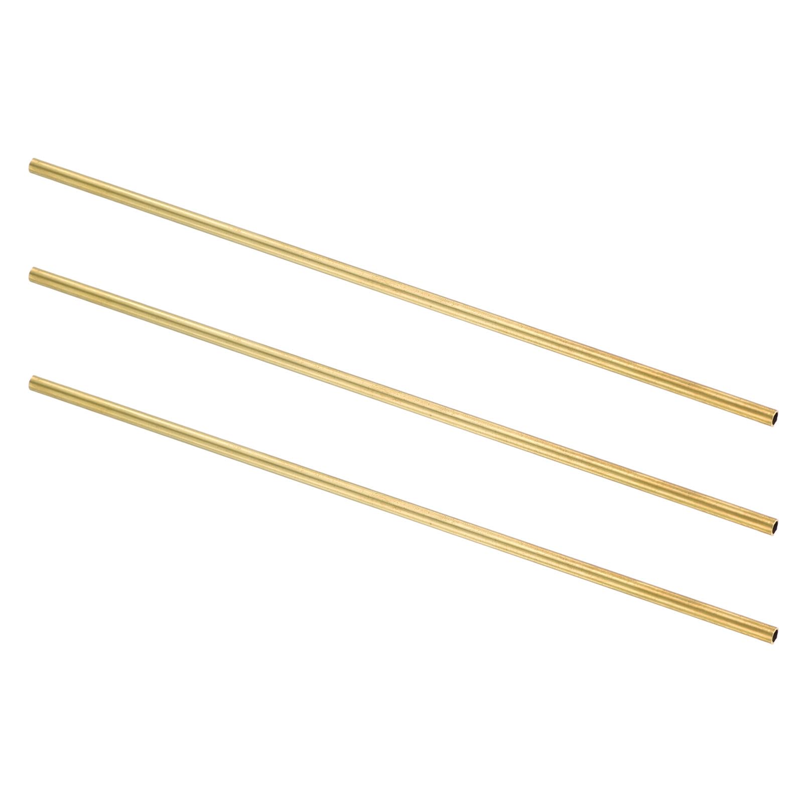 Tubo Ottone H62 4mm x 0.5mm x 200mm Precisione Senza Saldature QUARKZMAN