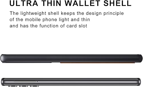 Miniatura 6 de Hongxinyu Funda delgada de piel sintética para Google Pixel 8 2023, soporte para ranura para tarjeta de crédito, funda protectora ligera de carga