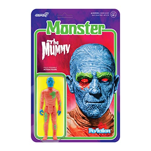 Image of Super7 Universal Monsters The Mummy (Costume Colors) - 3.75 inch Universal Monster Movies Action Figure Classic Movie Collectibles and Retro Toys