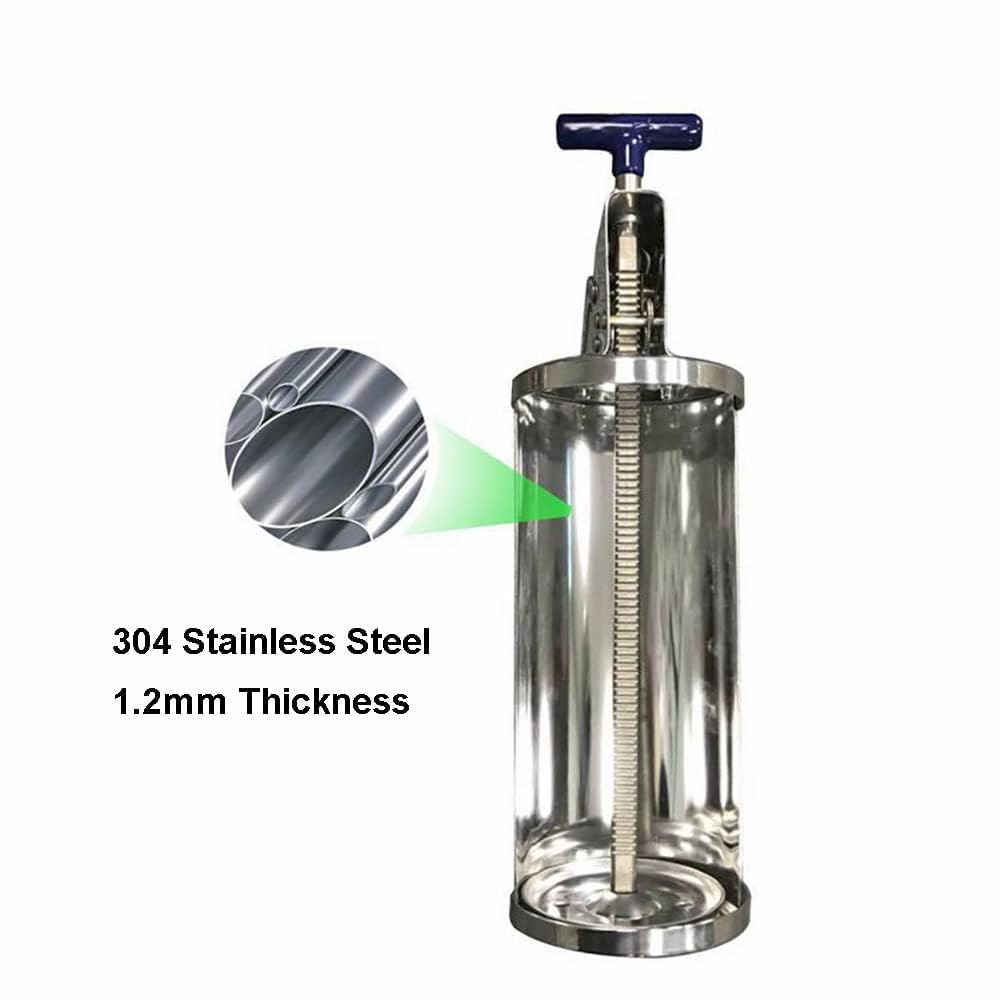 Pistola dispenser per salse in acciaio inox, dispenser manuale per ketchup e senape per la preparazione di hamburger, uso domestico commerciale