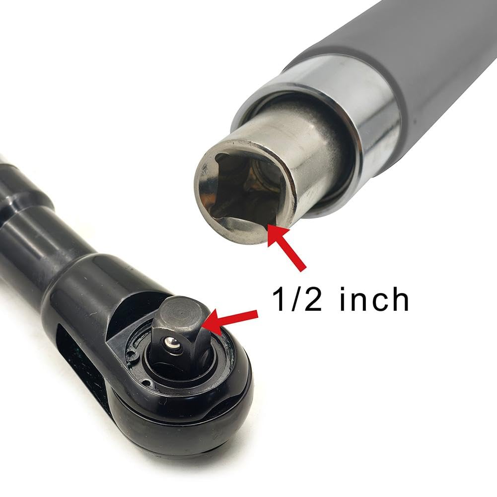 ZPSNDP Pro Clé D'extension Décalée 390 * 35 * 15 MM Avec Adaptateurs 1/4, 3/8, 1/2 - Zero Offset Extension Wrench (1