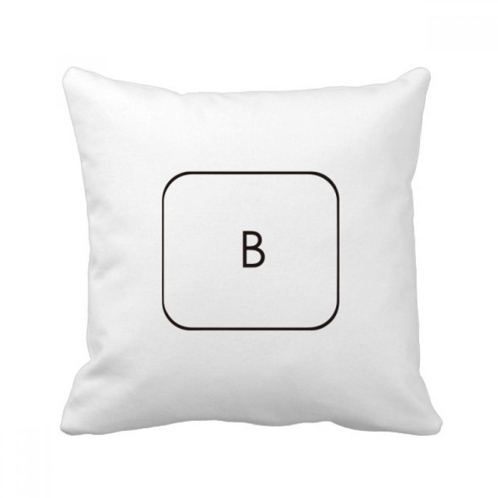 Coussin rectangle Ctrl Maj B multicolor 40x40 cm pour deco de canape
