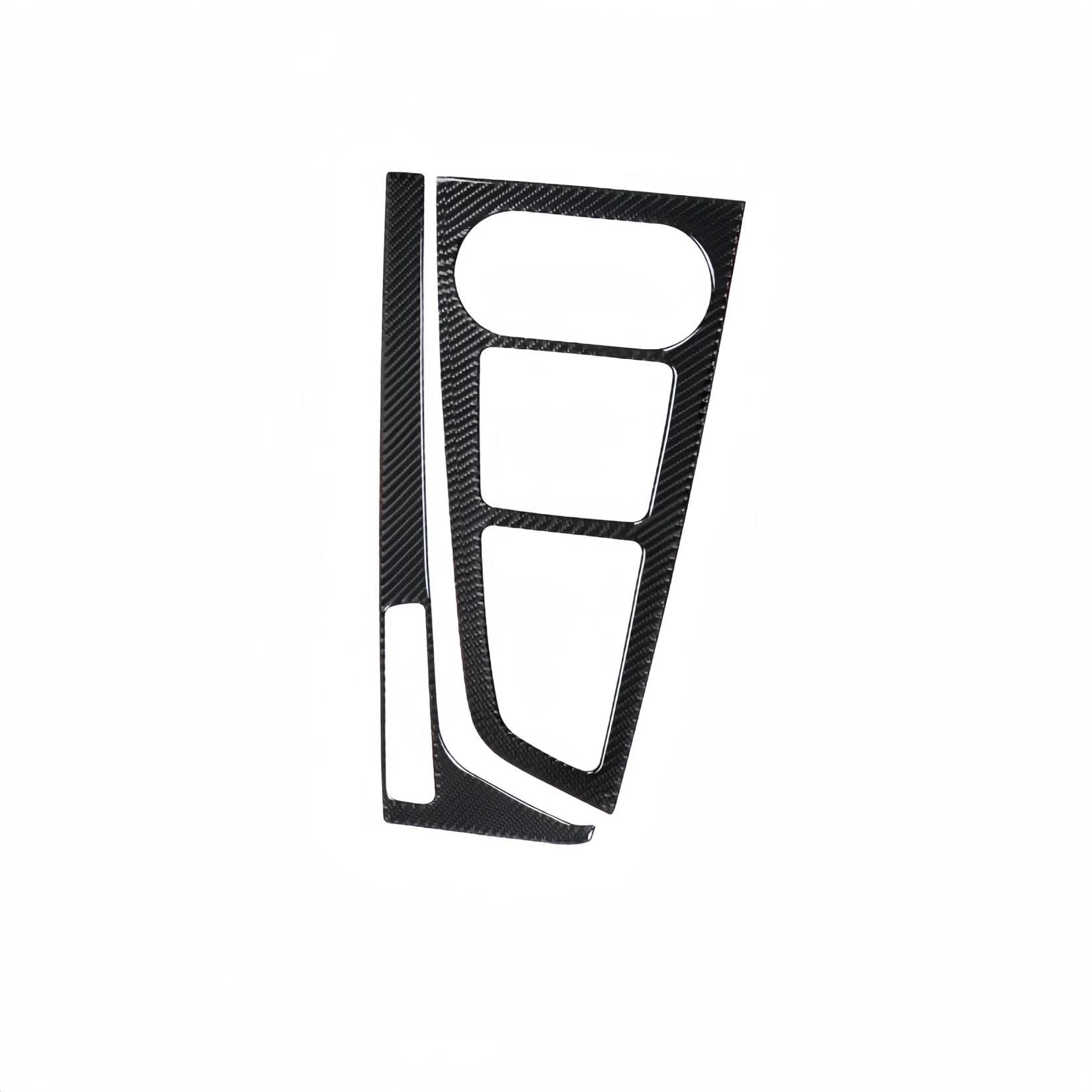 for A4 B9 2017-2020 Carbon Fiber Center Console Gear Shift Panel Cover Trim Sticker Auto Parts(RHD)