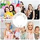 Geburtstag Kronen Mädchen Stirnband, Haarreif Birthday Glitzerndes Strass Haarband, Bling Haarschmuck für Frauen und Mädchen, Party Dekorationen, Geburtstags Kopfschmuck (Gold)