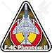 Autocollant en vinyle F-4 Phantom II Espagne McDonnell Douglas F-4C AirForce 95 mm