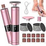 Mowend Lima elettrica per piedi e smerigliatrice per unghie 2 in 1, rimozione della pelle dura dei piedi, strumenti per pedicure ricaricabili e portatili per pelle secca e morta, 2000 mAh