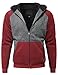 Youstar Men's Classic Sherpa Lining Drawstring Hoodie